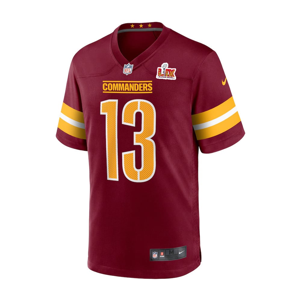 K.J. Osborn #13 Washington Commanders Super Bowl LIX Burgundy NFL Jersey Men's
