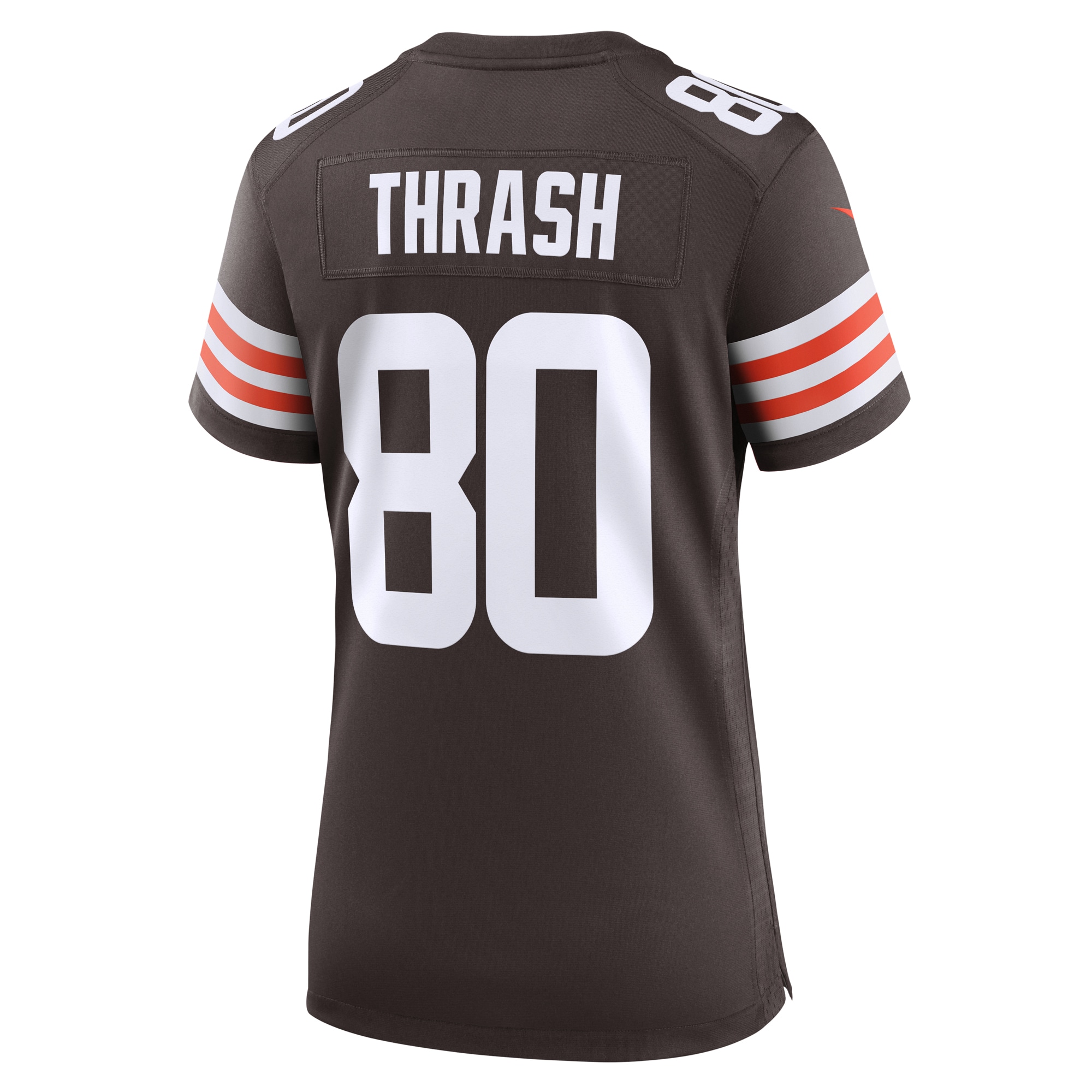 Cleveland Browns Jamari Thrash Brown Game NFL Jersey Women's