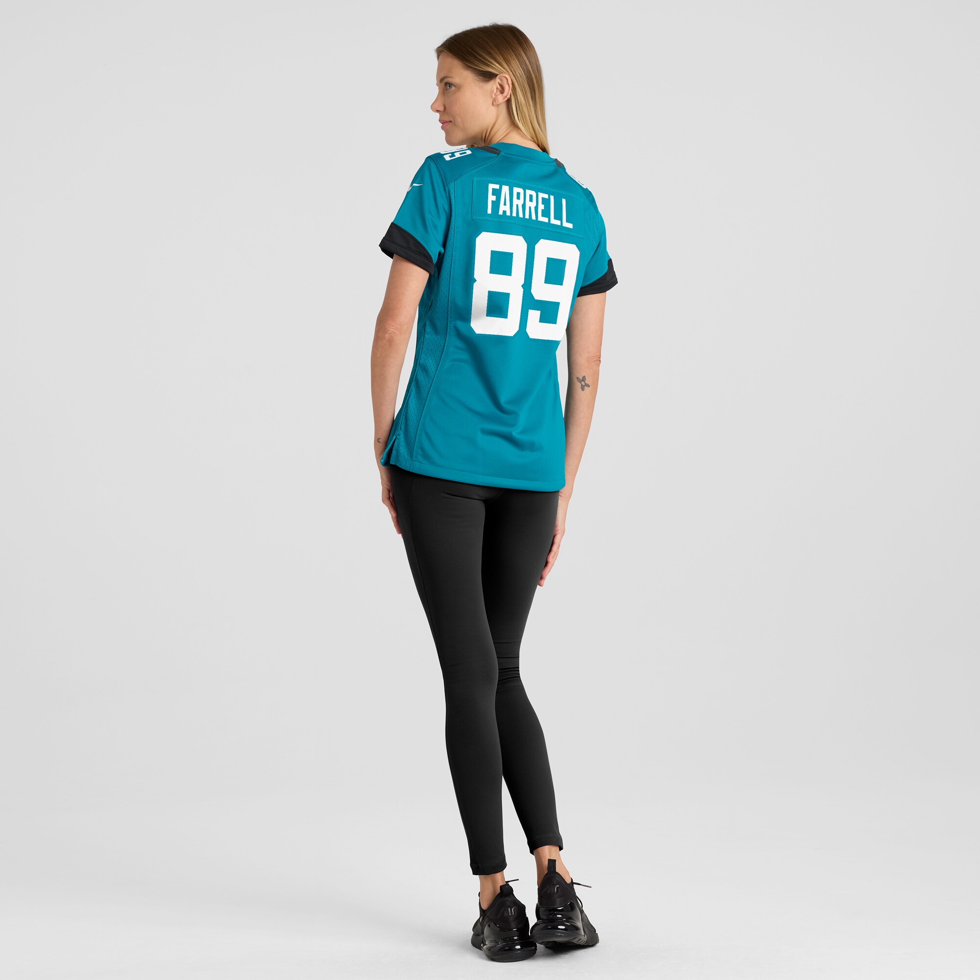 Jacksonville Jaguars Luke Farrell Teal Game NFL Jersey Women's