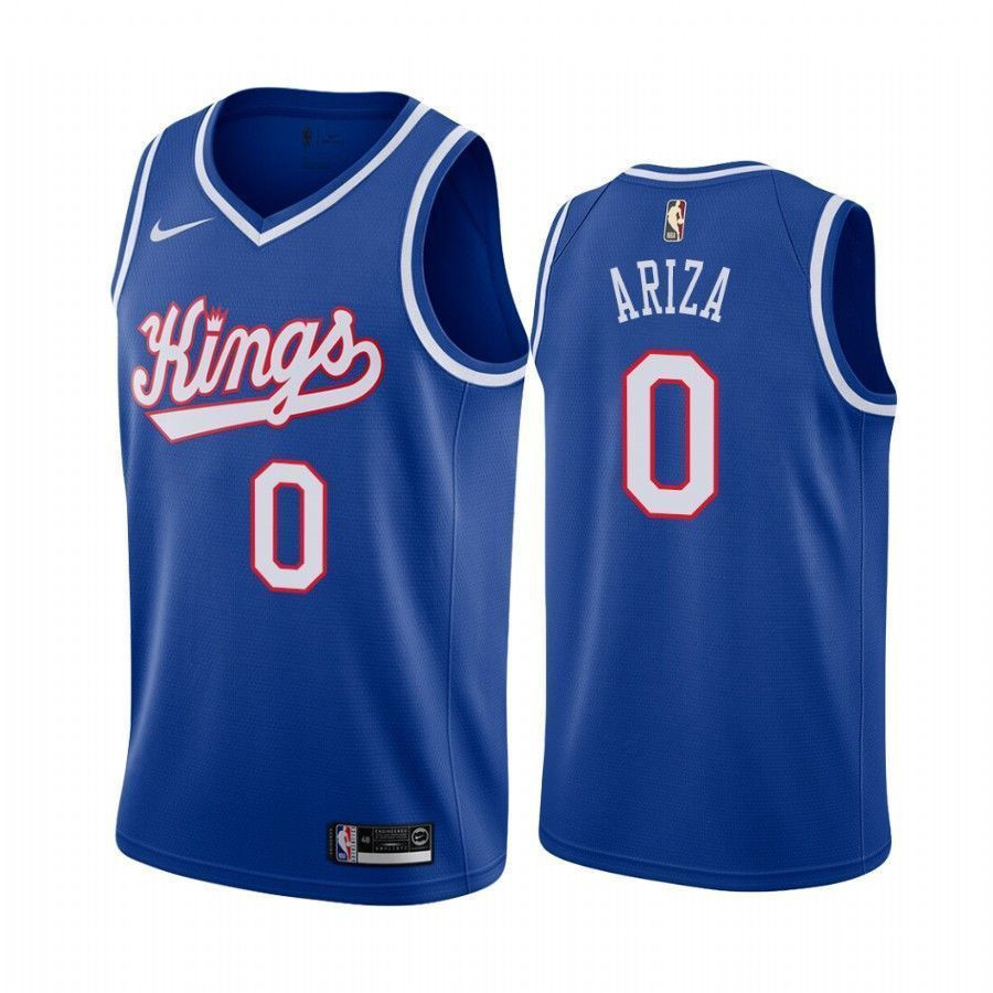 Sacramento Kings Trevor Ariza 0 Blue Throwback NBA Jersey Men's