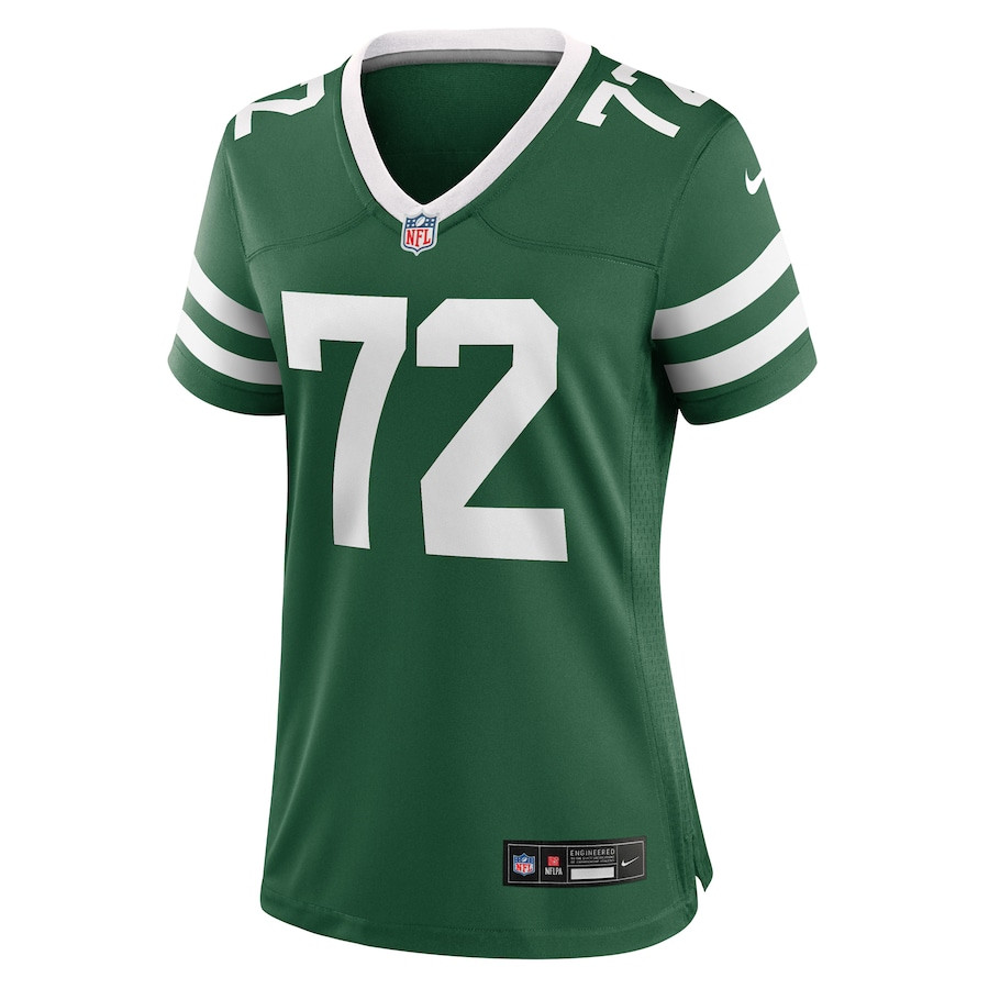 Micheal Clemons 72 New York Jets Team Game Legacy Green NFL Jersey Women's