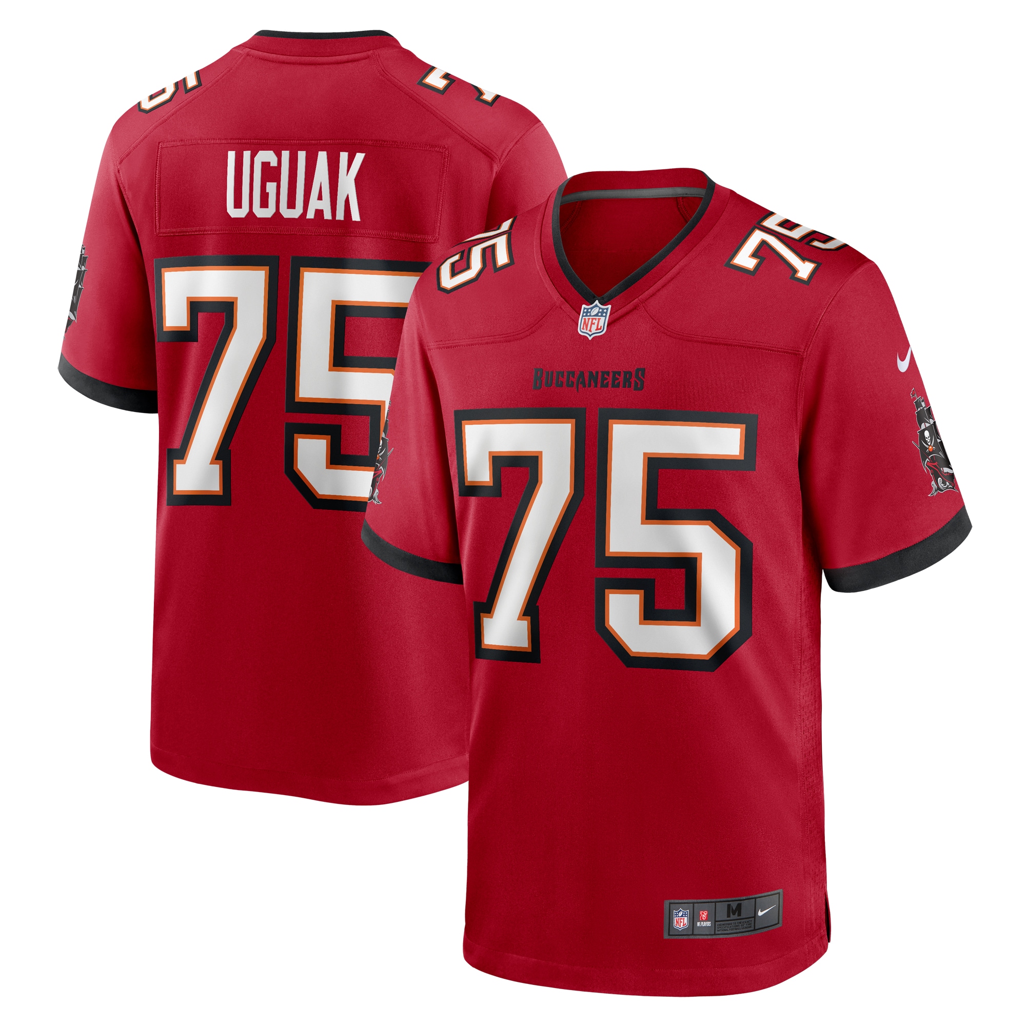 Tampa Bay Buccaneers Lwal Uguak Red Game NFL Jersey Men's