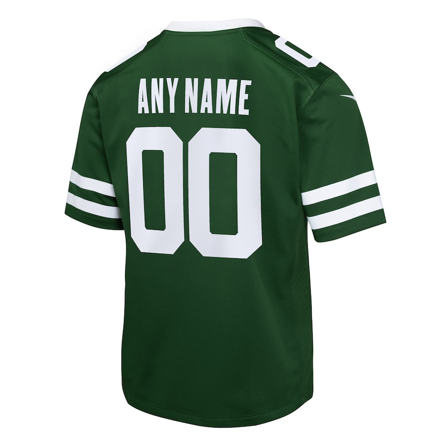 New York Jets Game Custom, Legacy Green NFL Jersey Youth