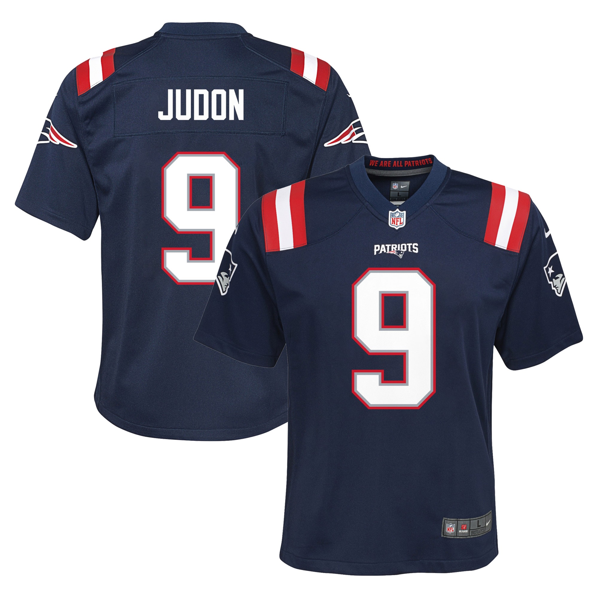 New England Patriots Matthew Judon Navy Game NFL Jersey Youth