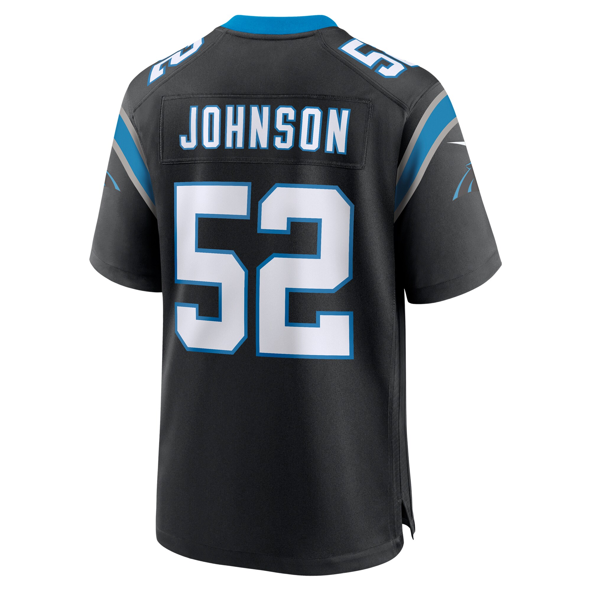 Carolina Panthers DJ Johnson Black Game NFL Jersey Men's