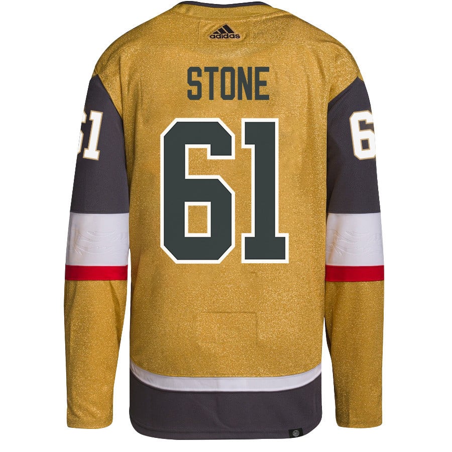 Mark Stone 61 Vegas Golden Knights Stanley Cup 2023 Final Patch Home Breakaway Gold NHL Jersey Men's