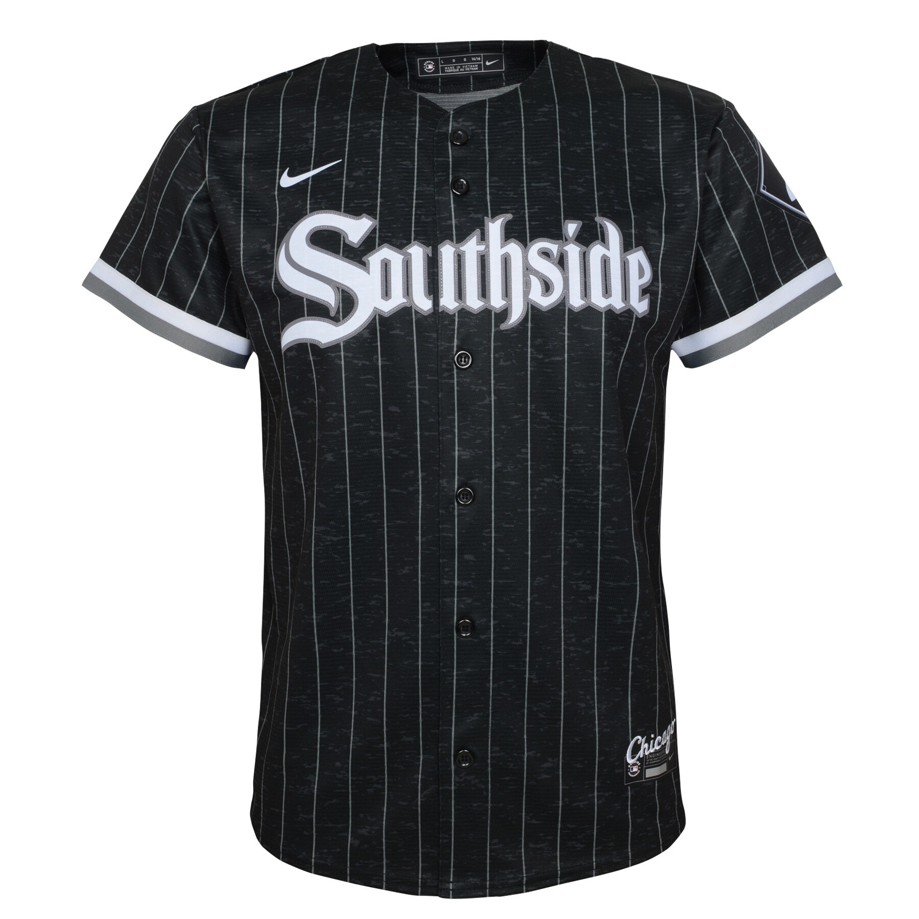 Chicago White Sox Eloy Jimenez Black City Connect Player MLB Jersey Youth