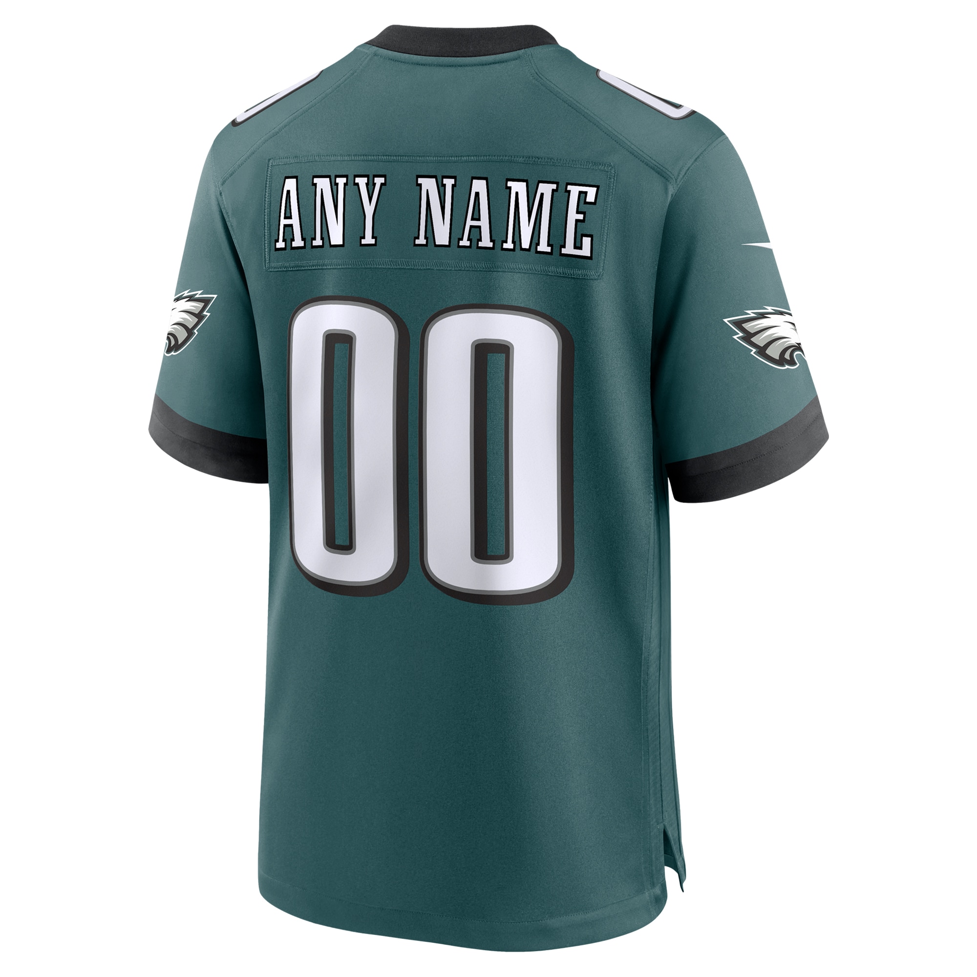 Philadelphia Eagles Midnight Green Super Bowl LIX Custom Game NFL Jersey Men's