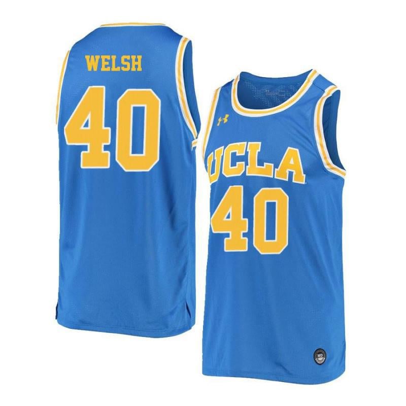 40 Thomas Welsh Blue Retro Elite UCLA Bruins NCAA Jersey Men's