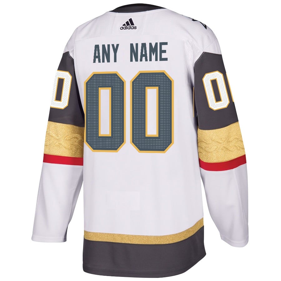 Vegas Golden Knights Stanley Cup 2023 Champions Patch Away Breakaway Custom White NHL Jersey Men's