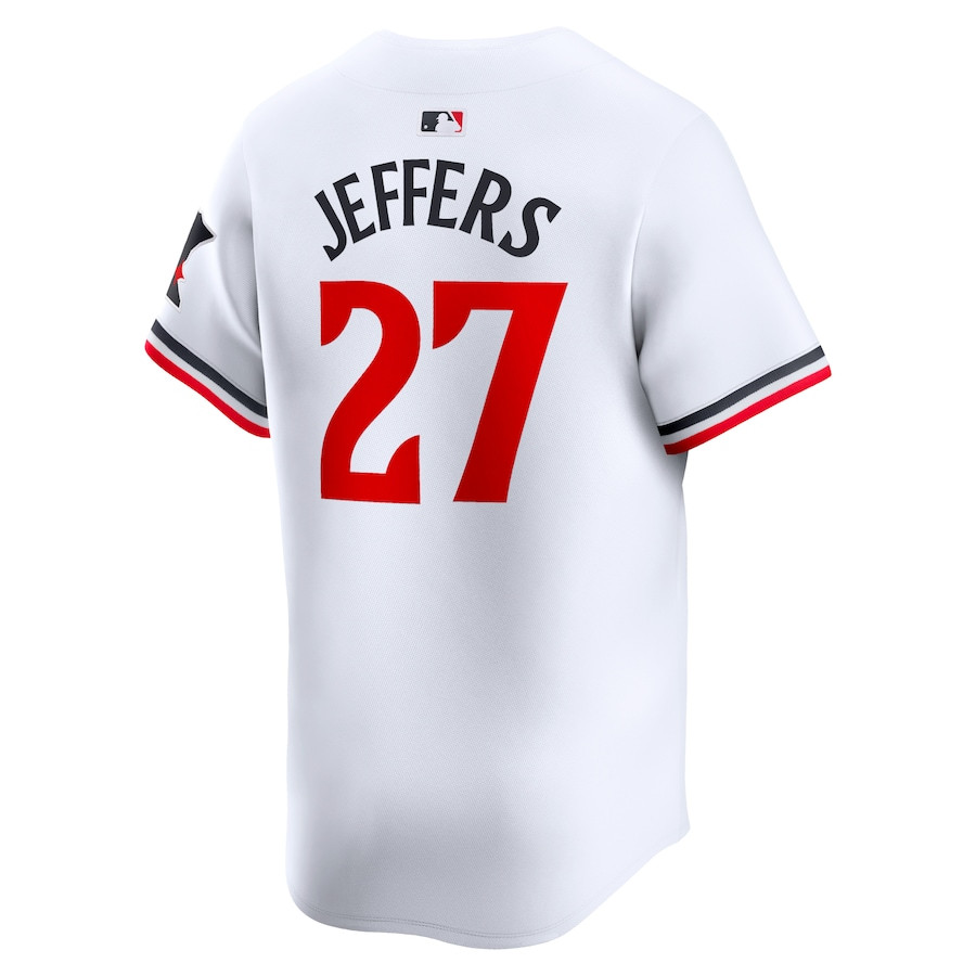 Ryan Jeffers 27 Minnesota Twins Home Limited Player White MLB Jersey Men's