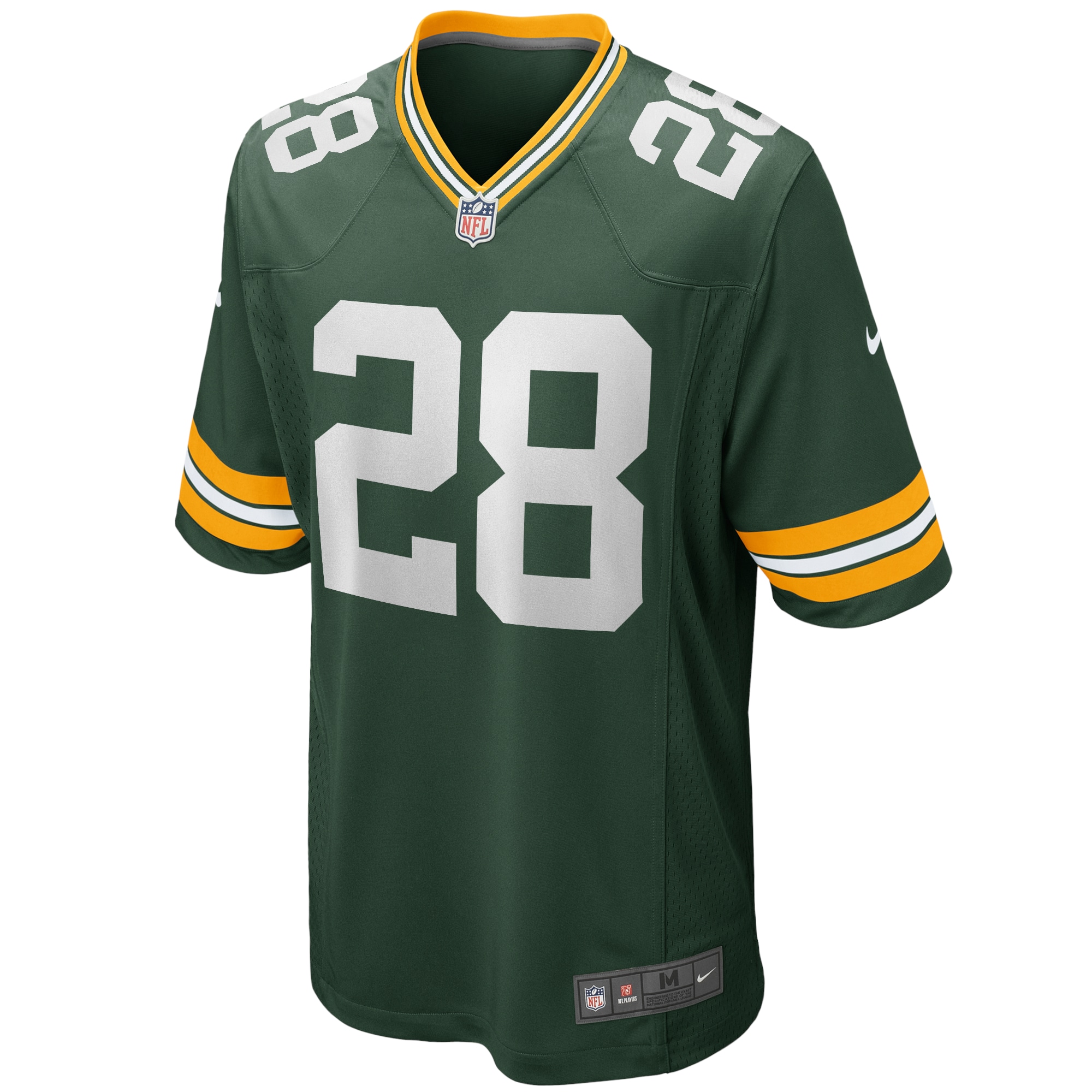 Green Bay Packers AJ Dillon Green Team Game NFL Jersey Men's