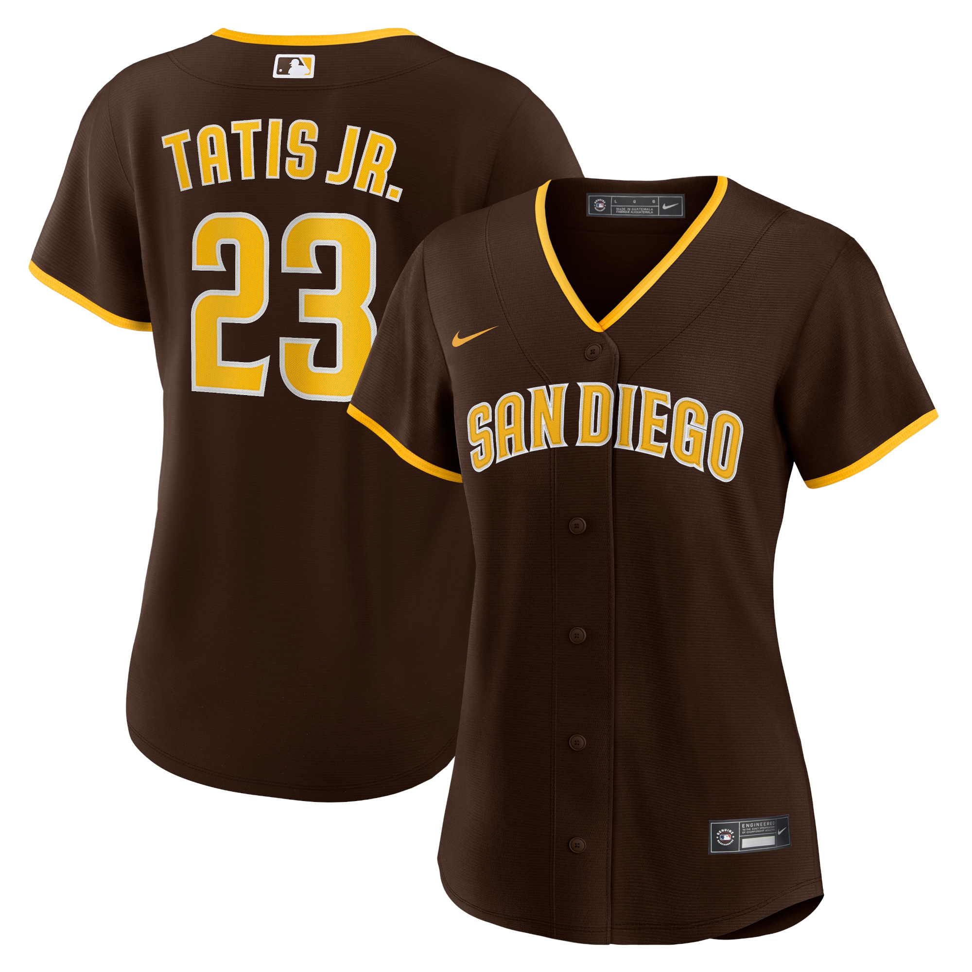 San Diego Padres Fernando Tat?s Jr. Brown Road Player MLB Jersey Women's