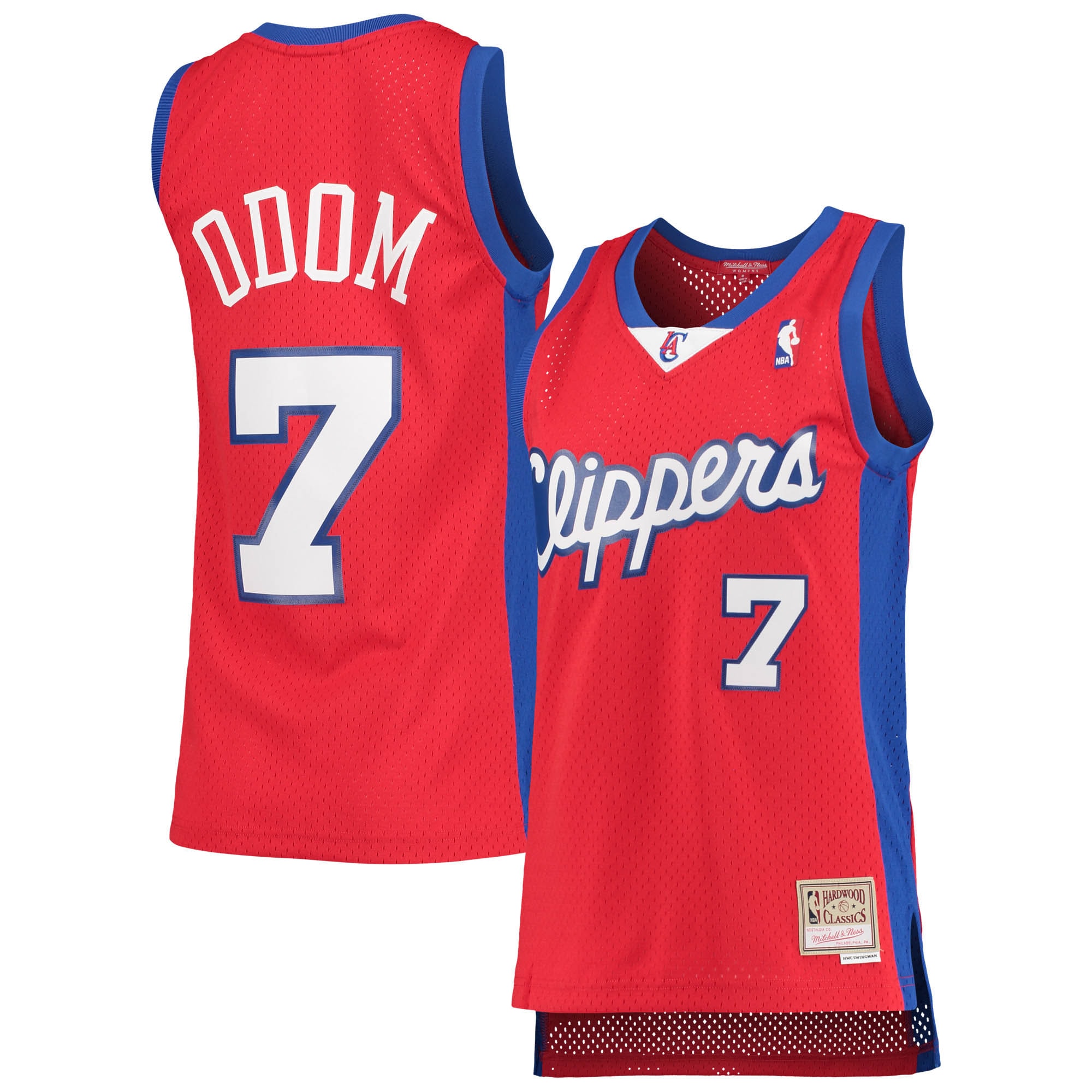 Mitchell Ness Lamar Odom Red Los Angeles Clippers 2000/01 Hardwood Classics Swingman NBA Jersey Women's