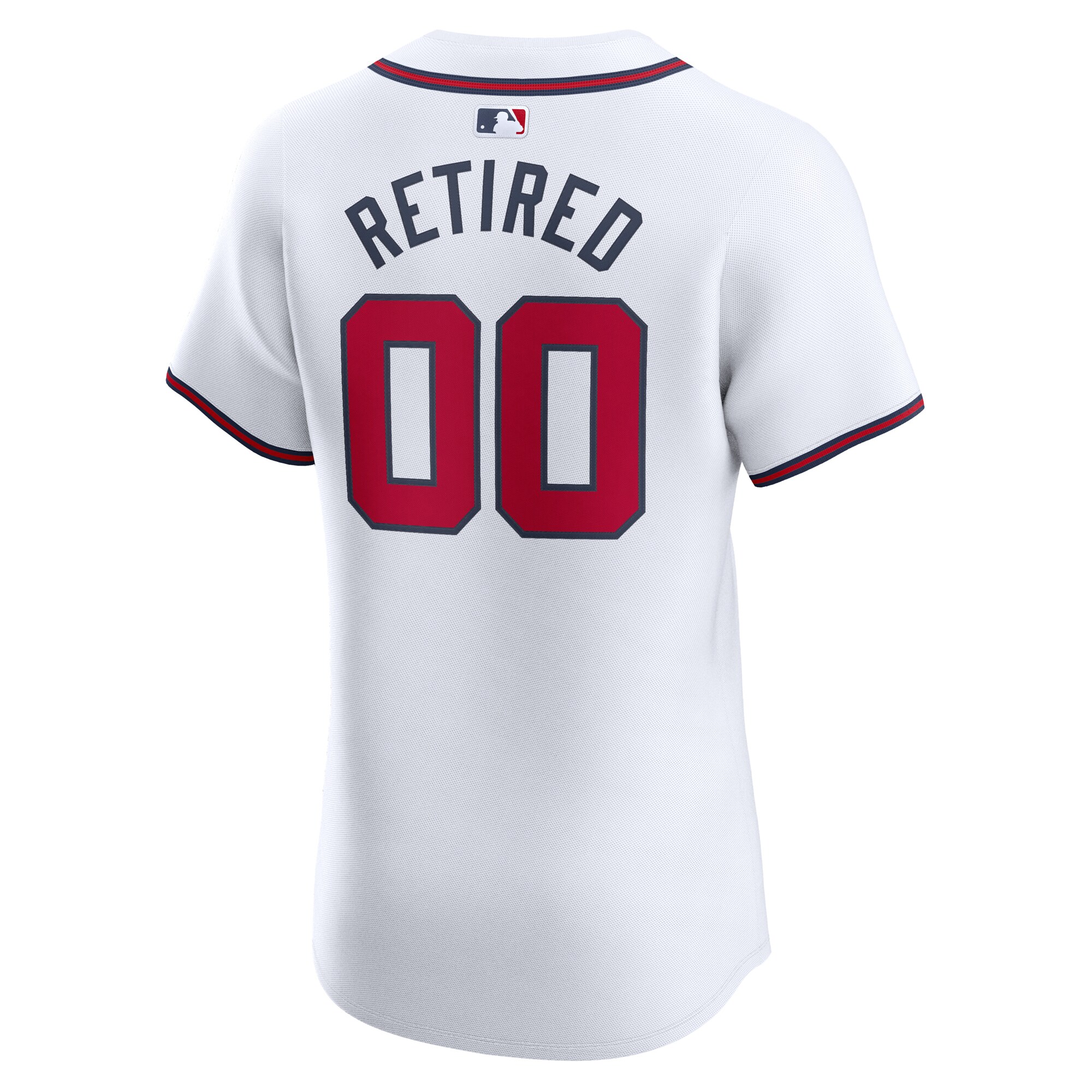 Atlanta Braves White Home Elite Pick-A-Player Retired Roster MLB Jersey Men's