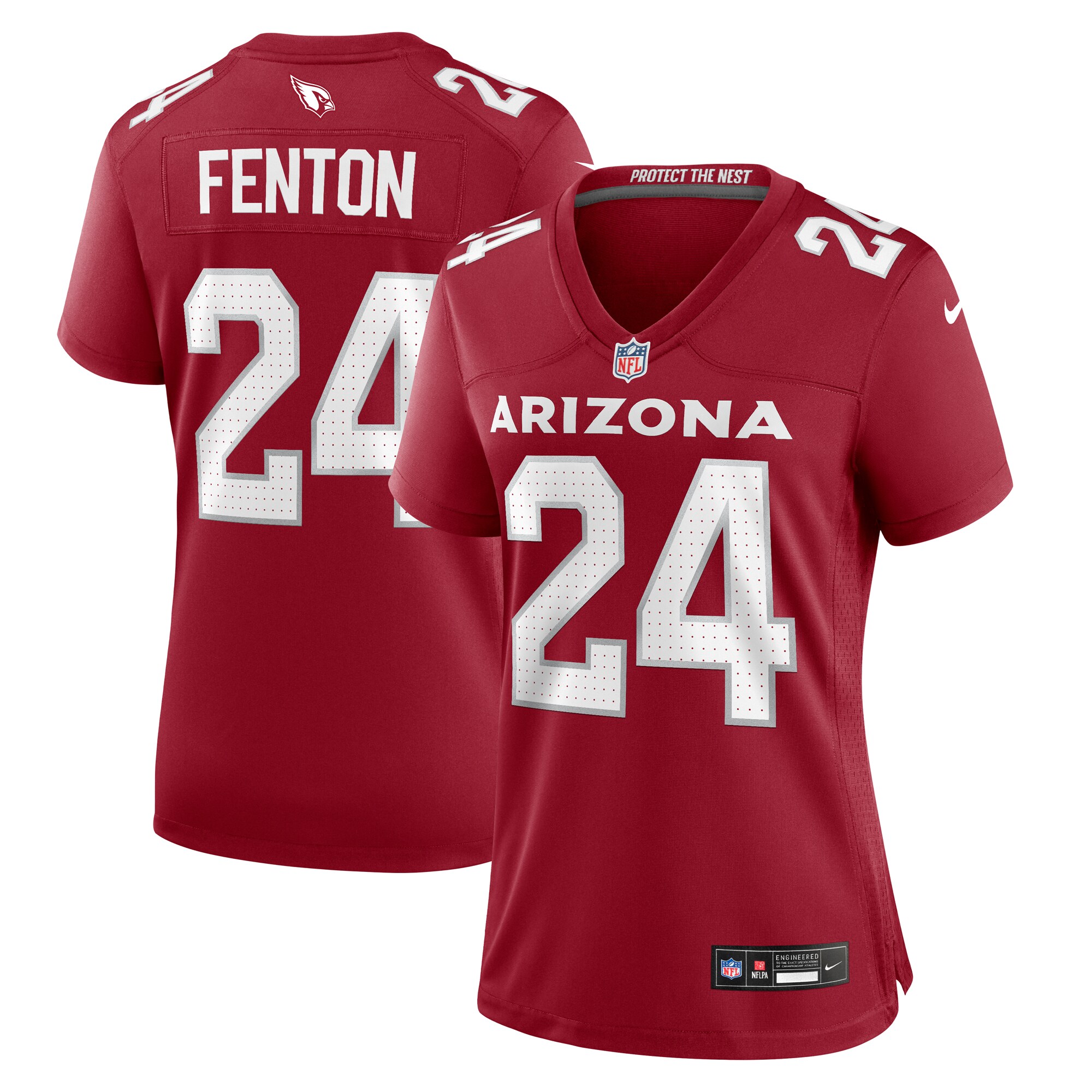 Arizona Cardinals Rashad Fenton Cardinal Game Player NFL Jersey Women's