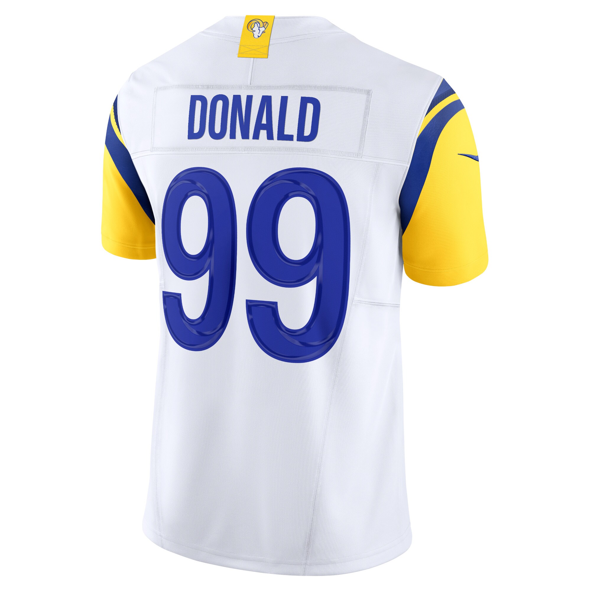 Los Angeles Rams Aaron Donald White Vapor F.U.S.E. Limited NFL Jersey Men's