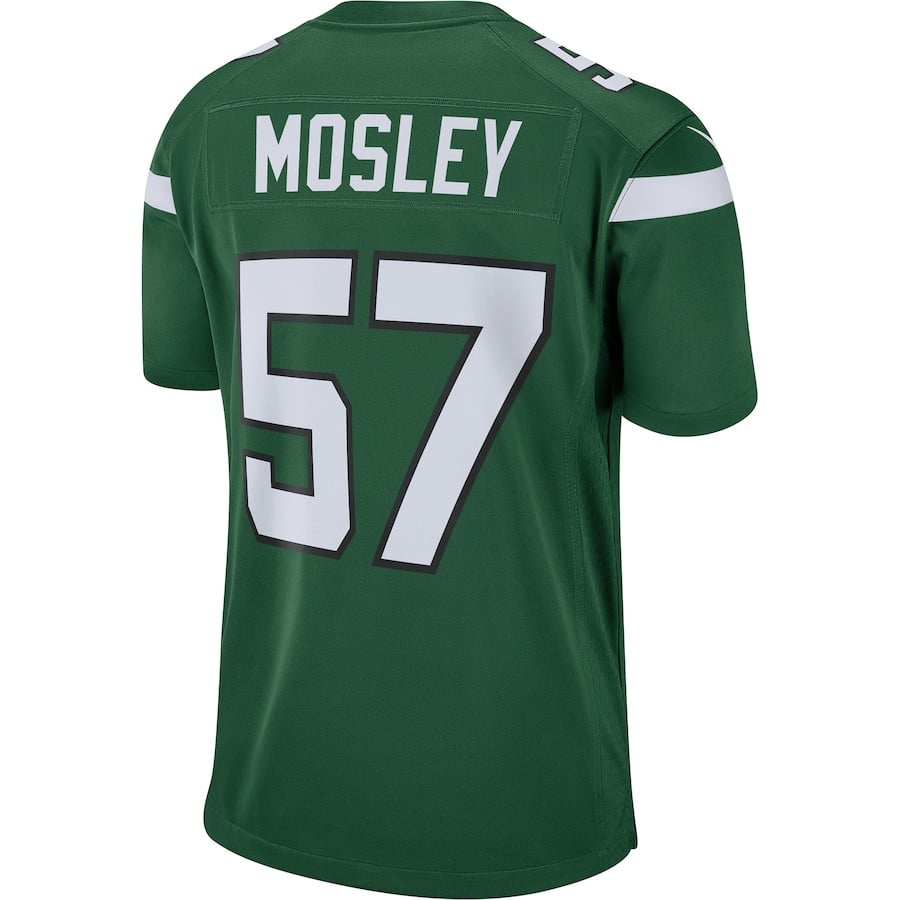 C.J. Mosley 57 New York Jets Game Gotham Green NFL Jersey Men's