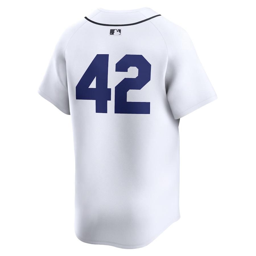 Detroit Tigers 2024 Jackie Robinson Day Home Limited White MLB Jersey Men's