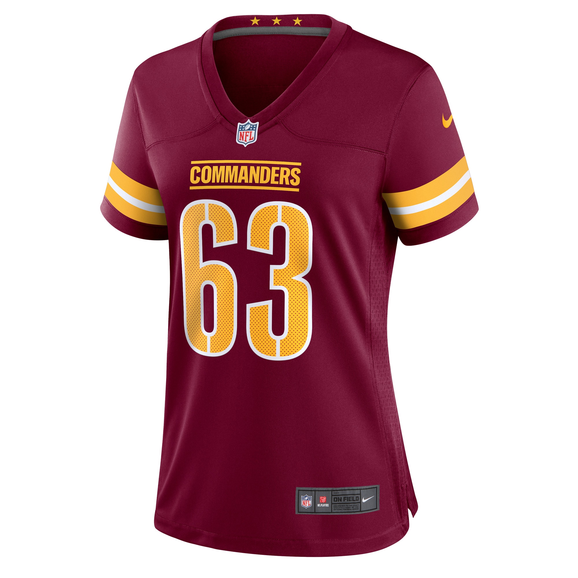 Washington Commanders Tyler Biadasz Burgundy Game NFL Jersey Women's