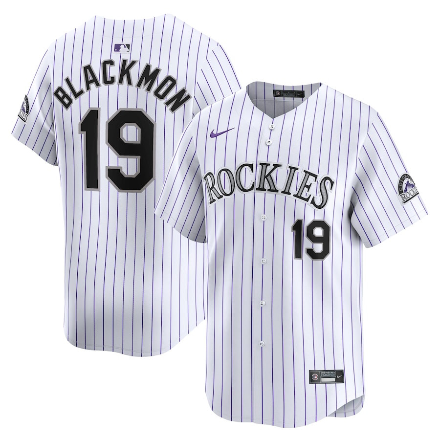Charlie Blackmon 19 Colorado Rockies Home Limited Player White MLB Jersey Youth