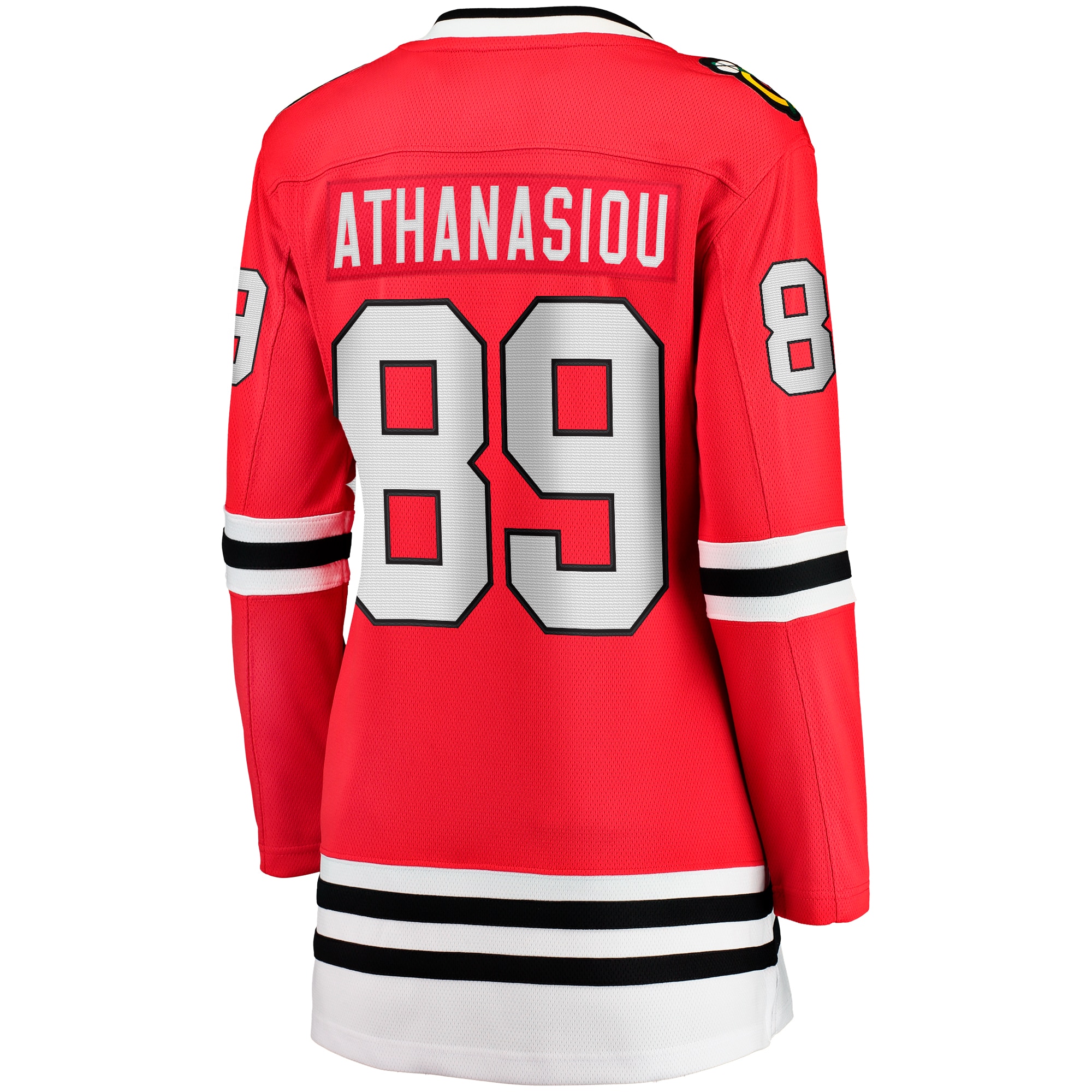 Chicago Blackhawks Andreas Athanasiou Red Home Breakaway Player NHL Jersey Women's