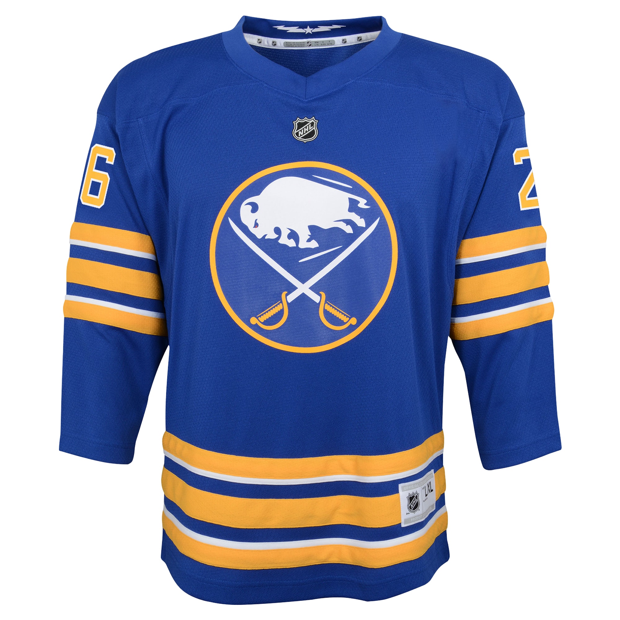 Buffalo Sabres Rasmus Dahlin Navy Home Player NHL Jersey Youth