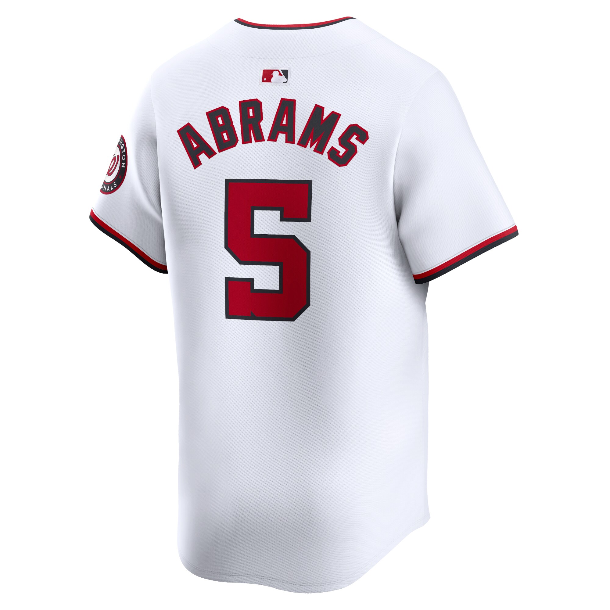 Washington Nationals CJ Abrams White Home Limited Player MLB Jersey Men's