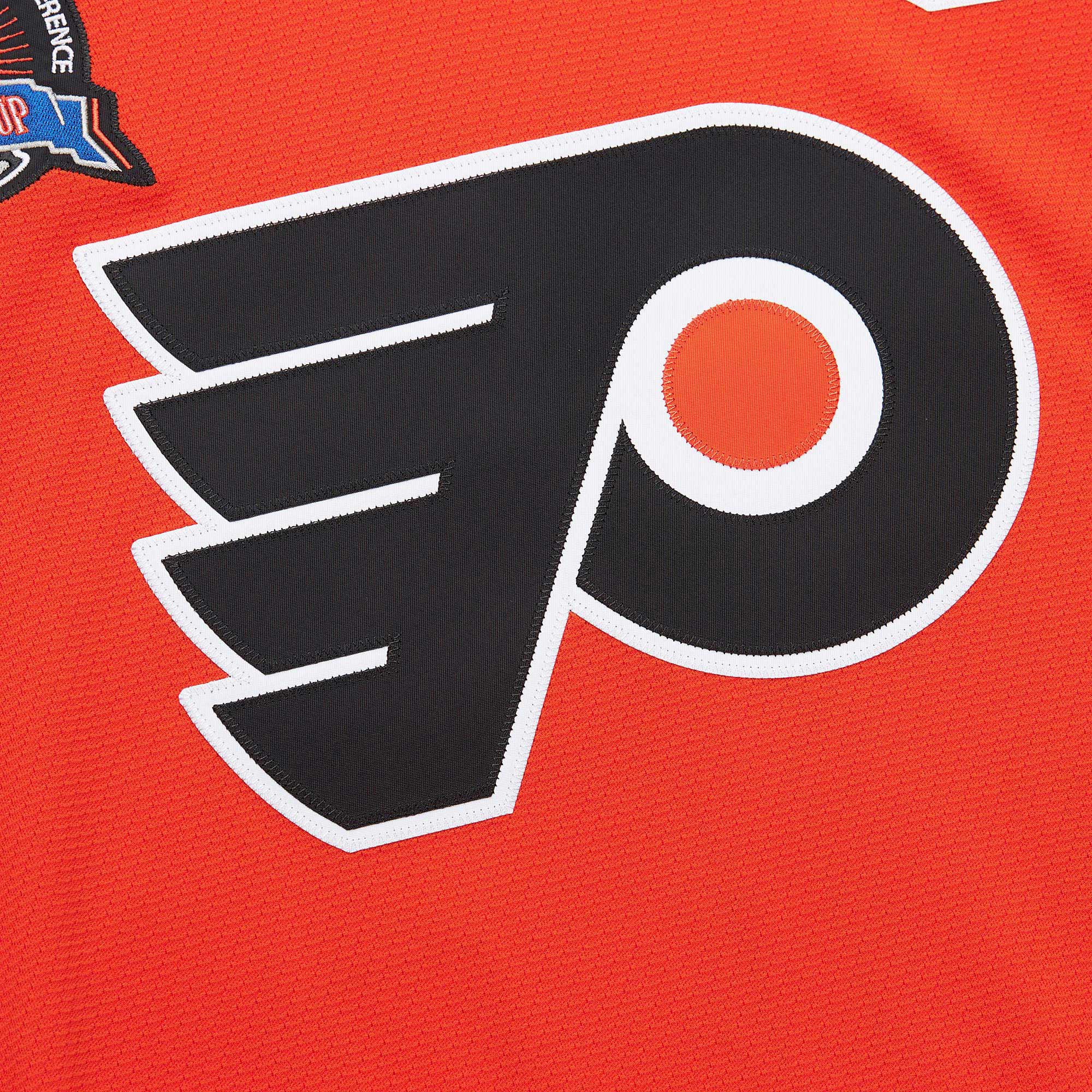 Philadelphia Flyers Eric Lindros Orange 1996-97 Power Play NHL Jersey Men's