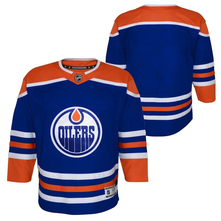 Edmonton Oilers Home NHL Jersey Youth