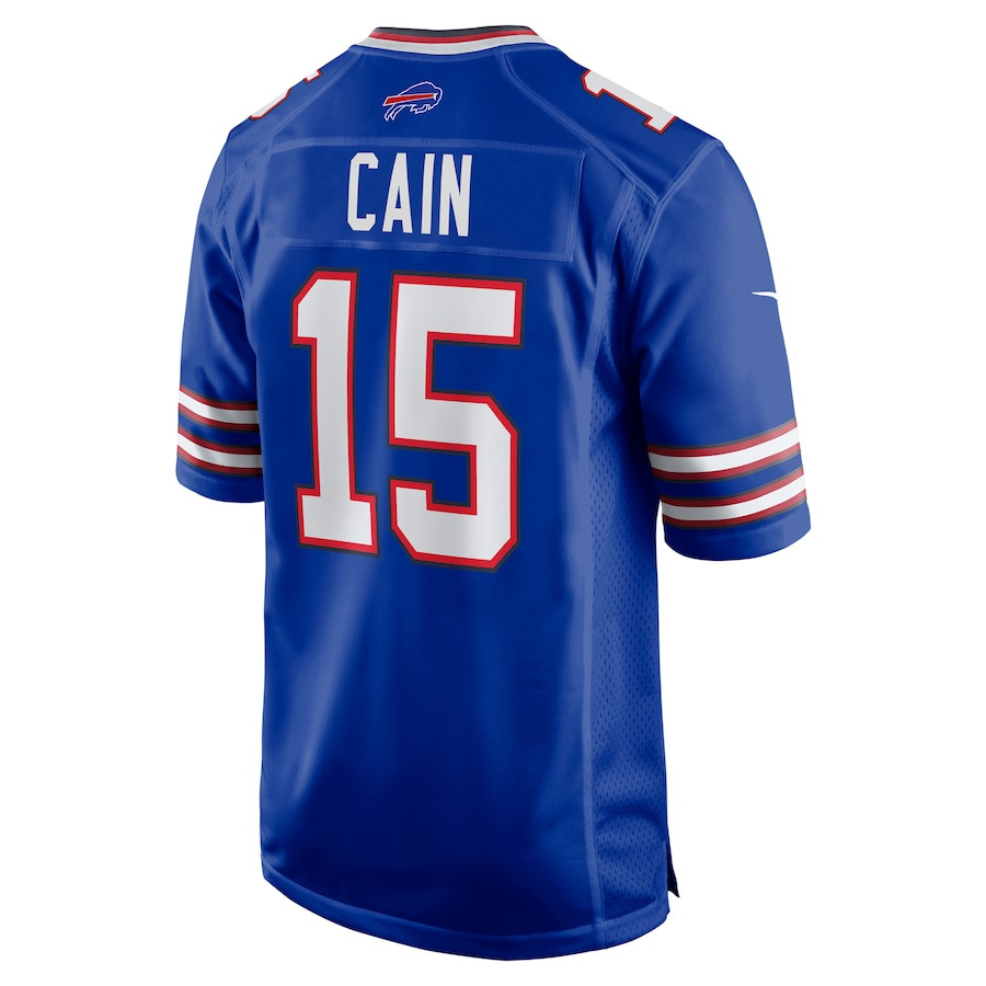 Deon Cain 15 Buffalo Bills Game Royal NFL Jersey Men's