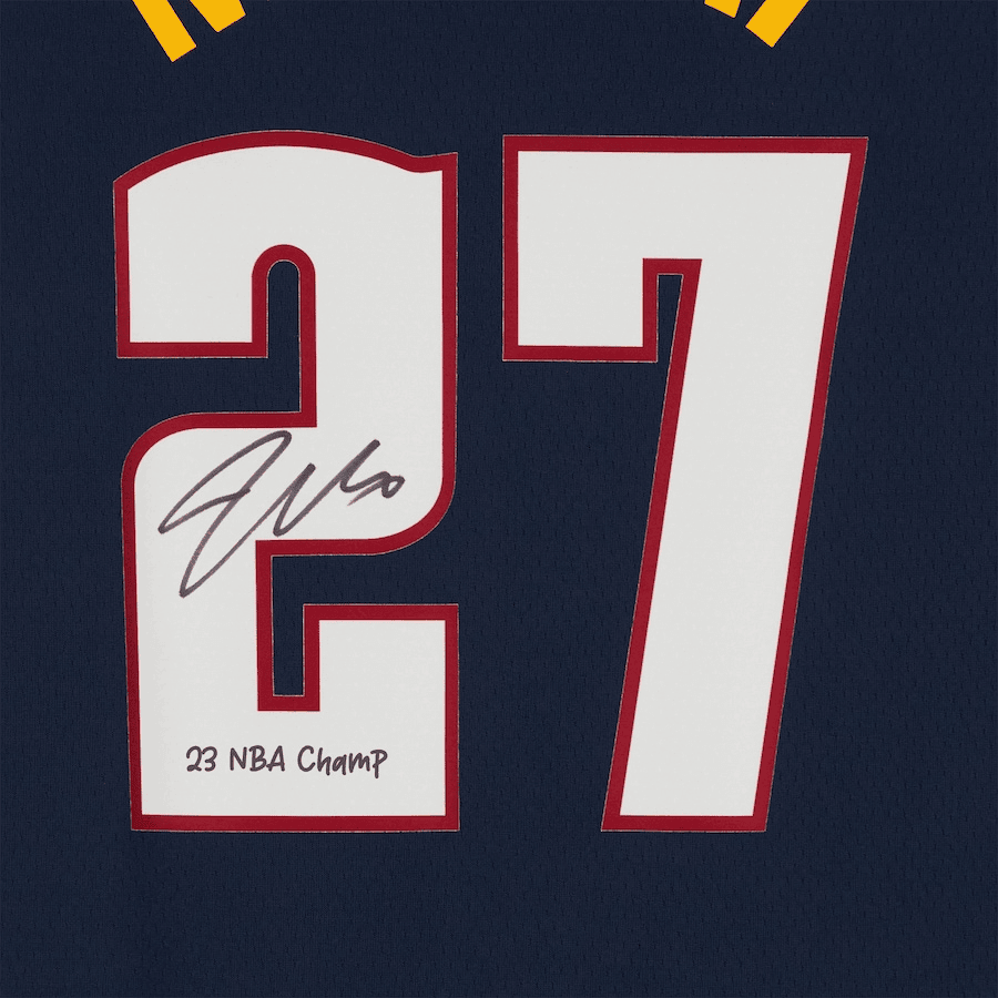 Jamal Murray 27 Denver Nuggets 2023 Finals Champions with & #8220;23 Champ& #8221; NBA Jersey Men's
