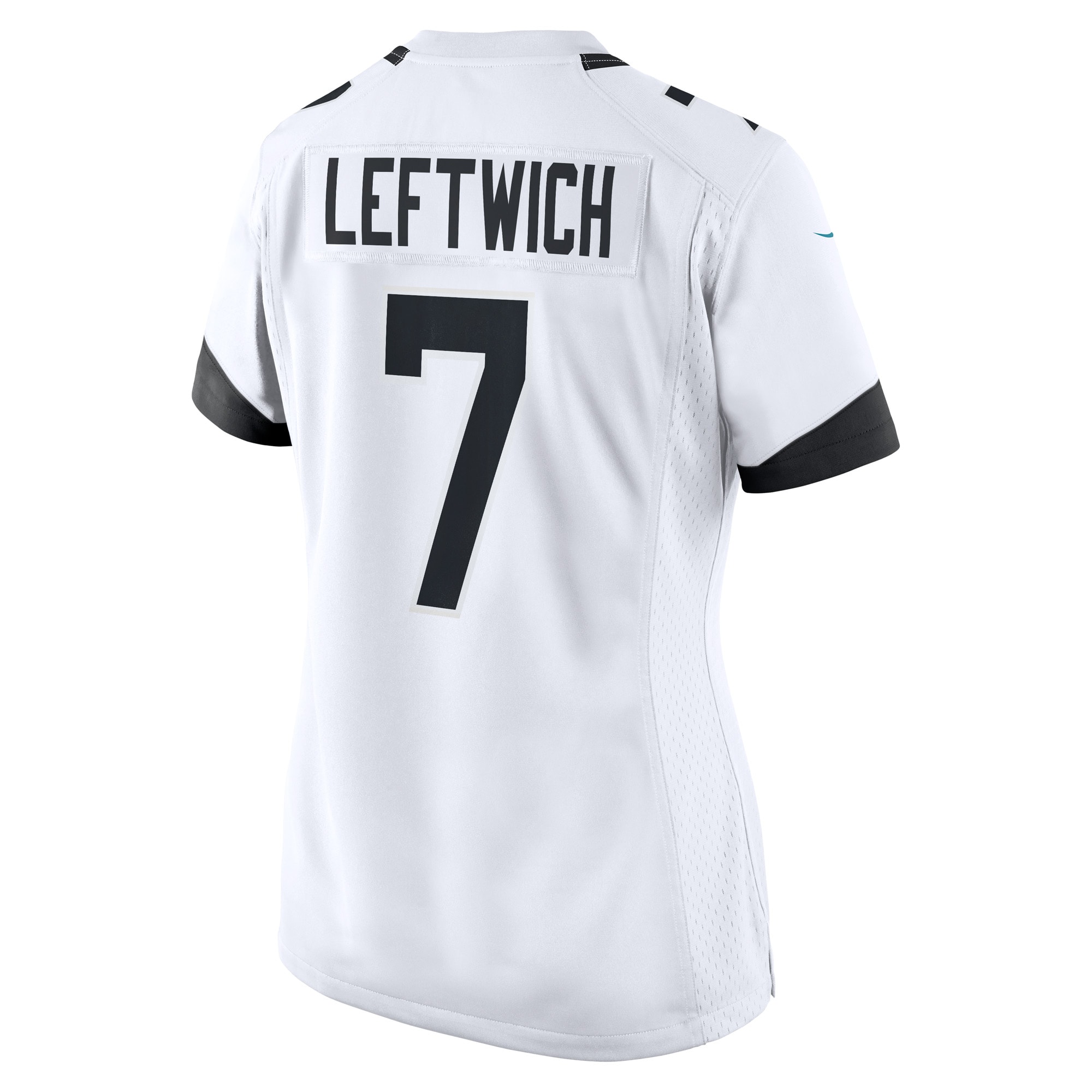 Jacksonville Jaguars Byron Leftwich White Retired Player Game NFL Jersey Women's