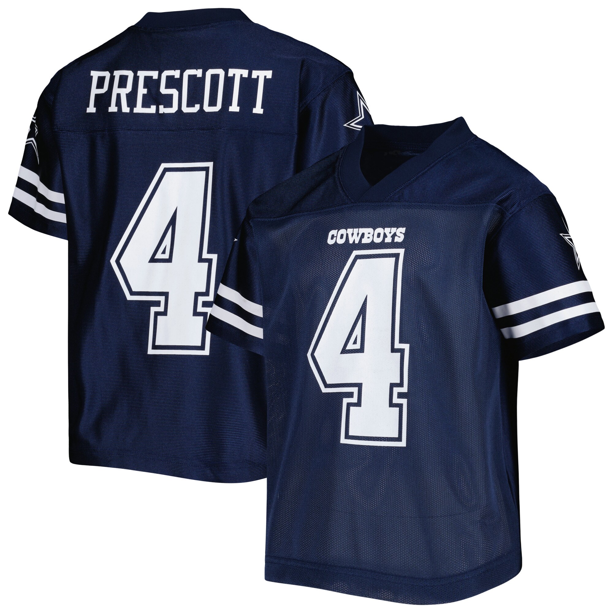 Youth Dak Prescott Navy Dallas Cowboys Replica Jersey