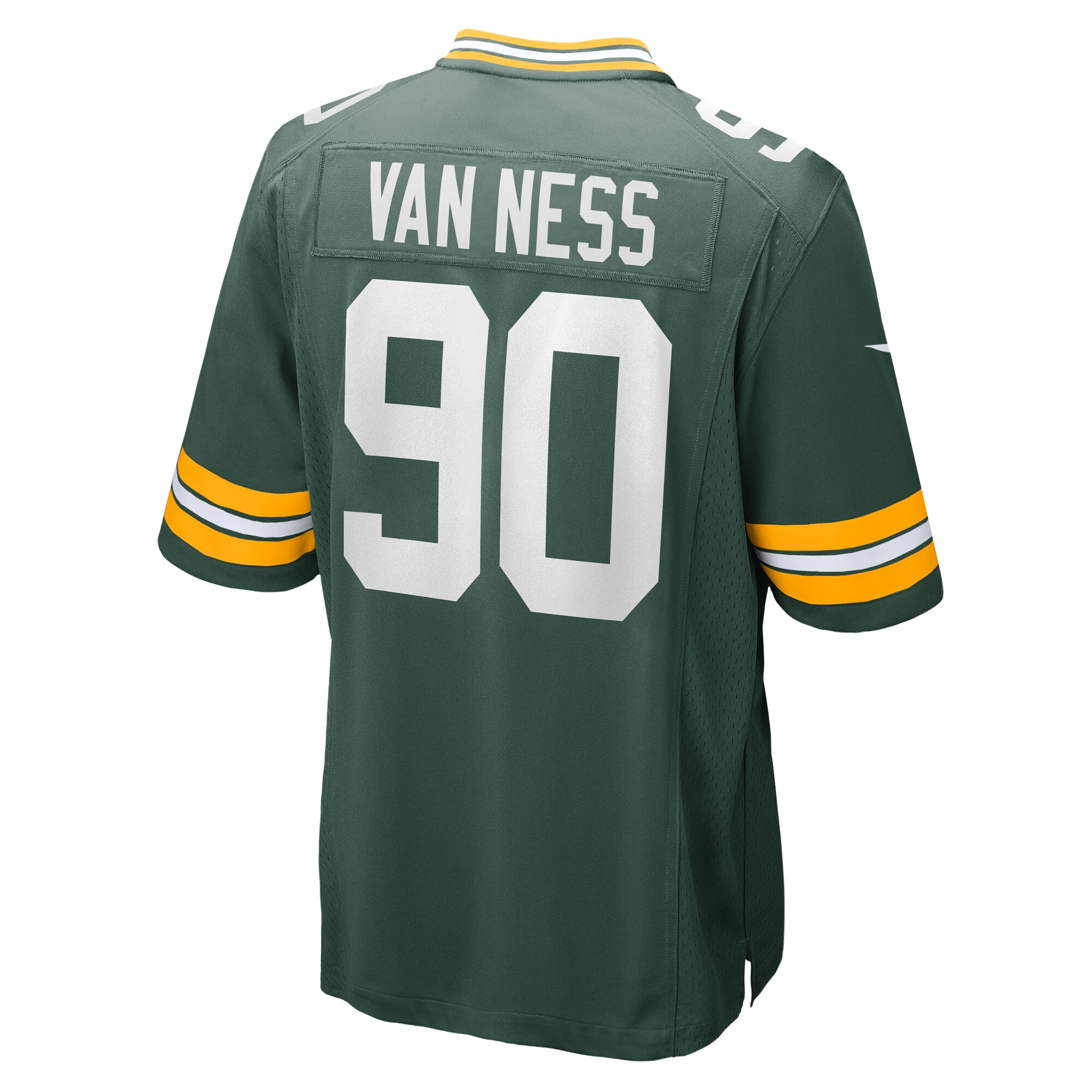 Green Bay Packers Lukas Van Ness Green Game NFL Jersey Men's
