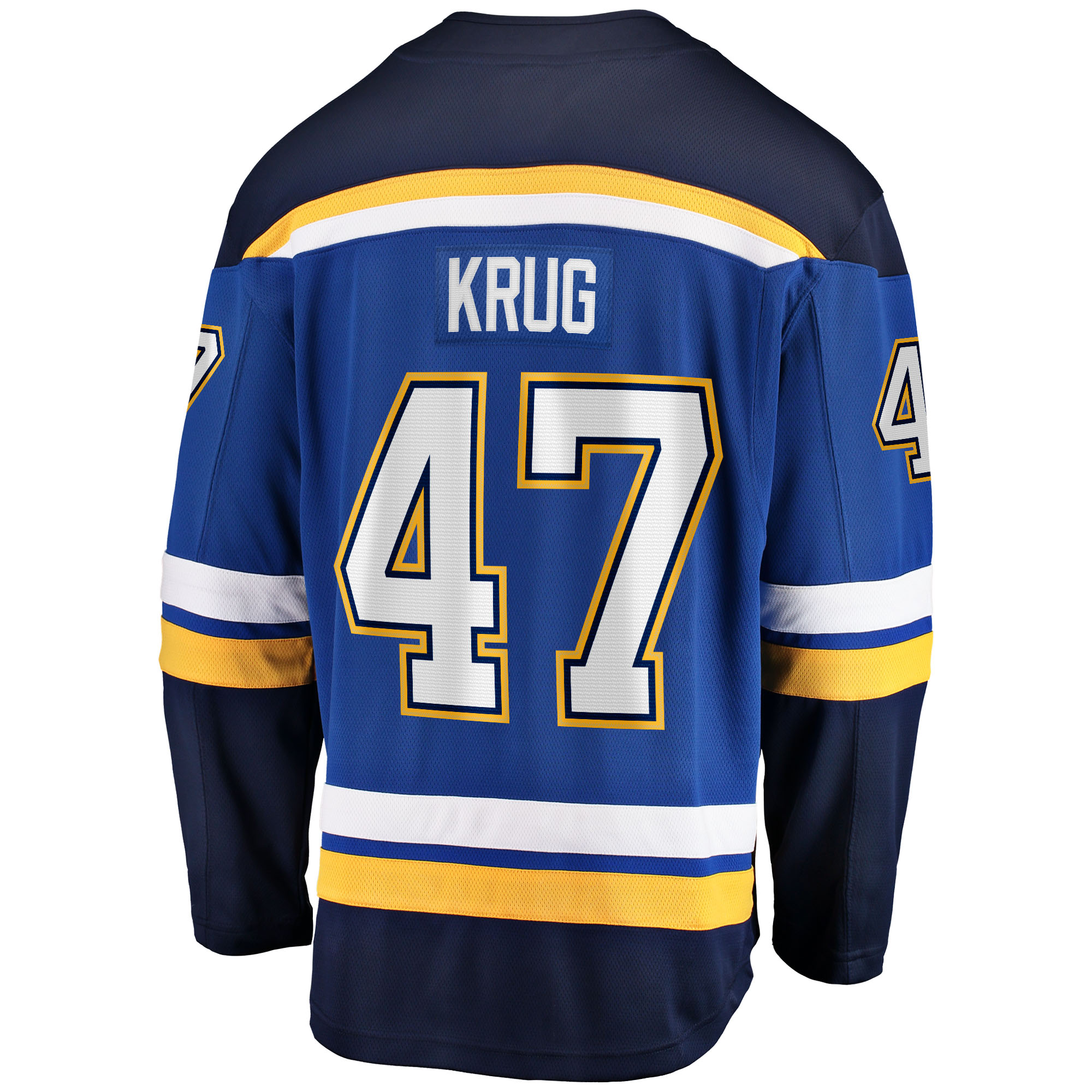 St. Louis Blues Torey Krug Blue Home Breakaway NHL Jersey Men's