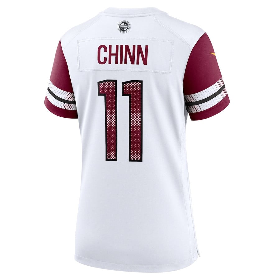 Jeremy Chinn 11 Washington Commanders Game White NFL Jersey Women's