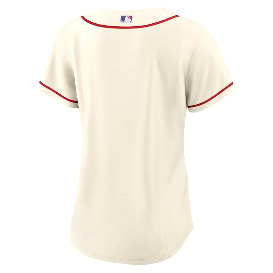 St. Louis Cardinals Alternate Team Cream MLB Jersey Women's