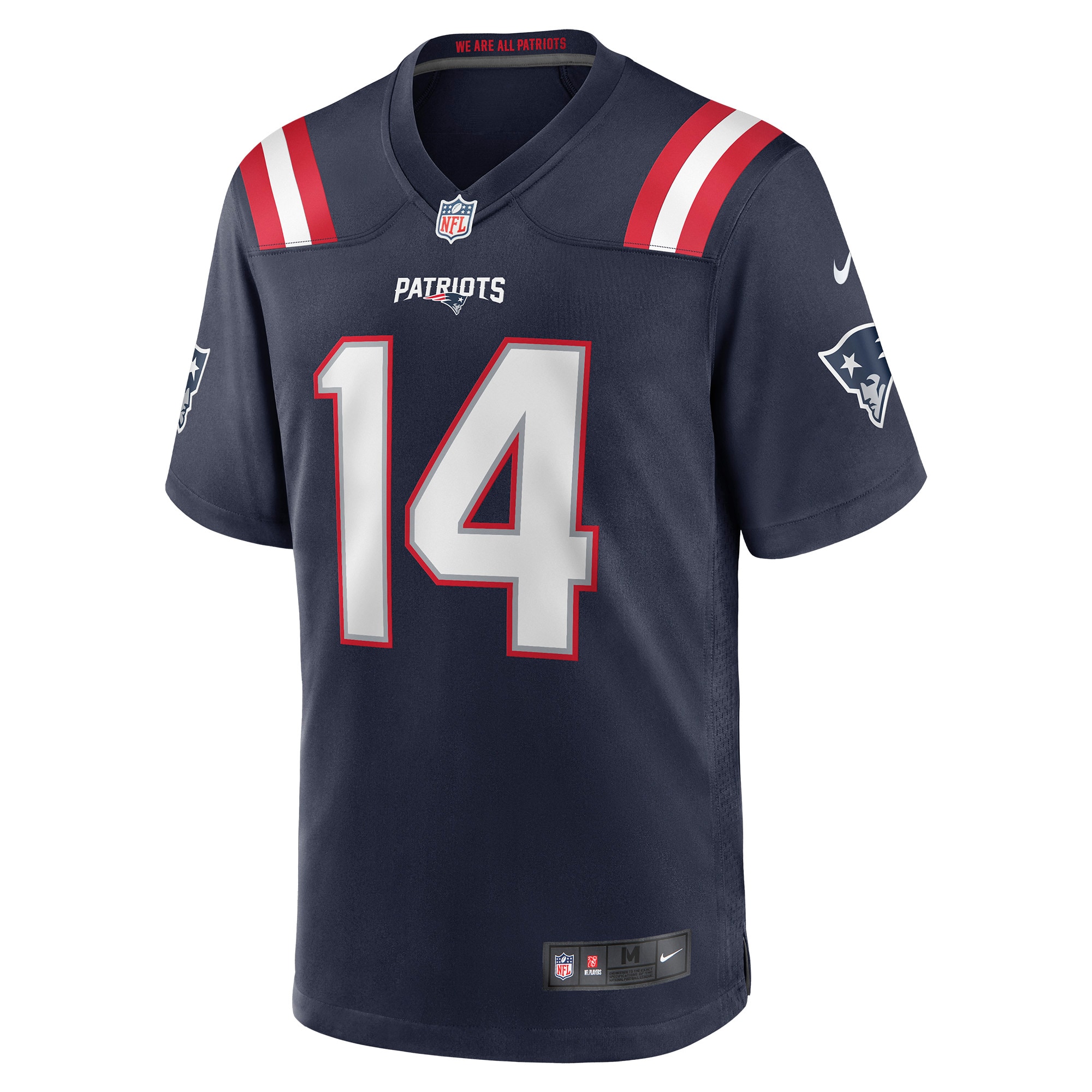 New England Patriots Ty Montgomery Navy Game NFL Jersey Men's