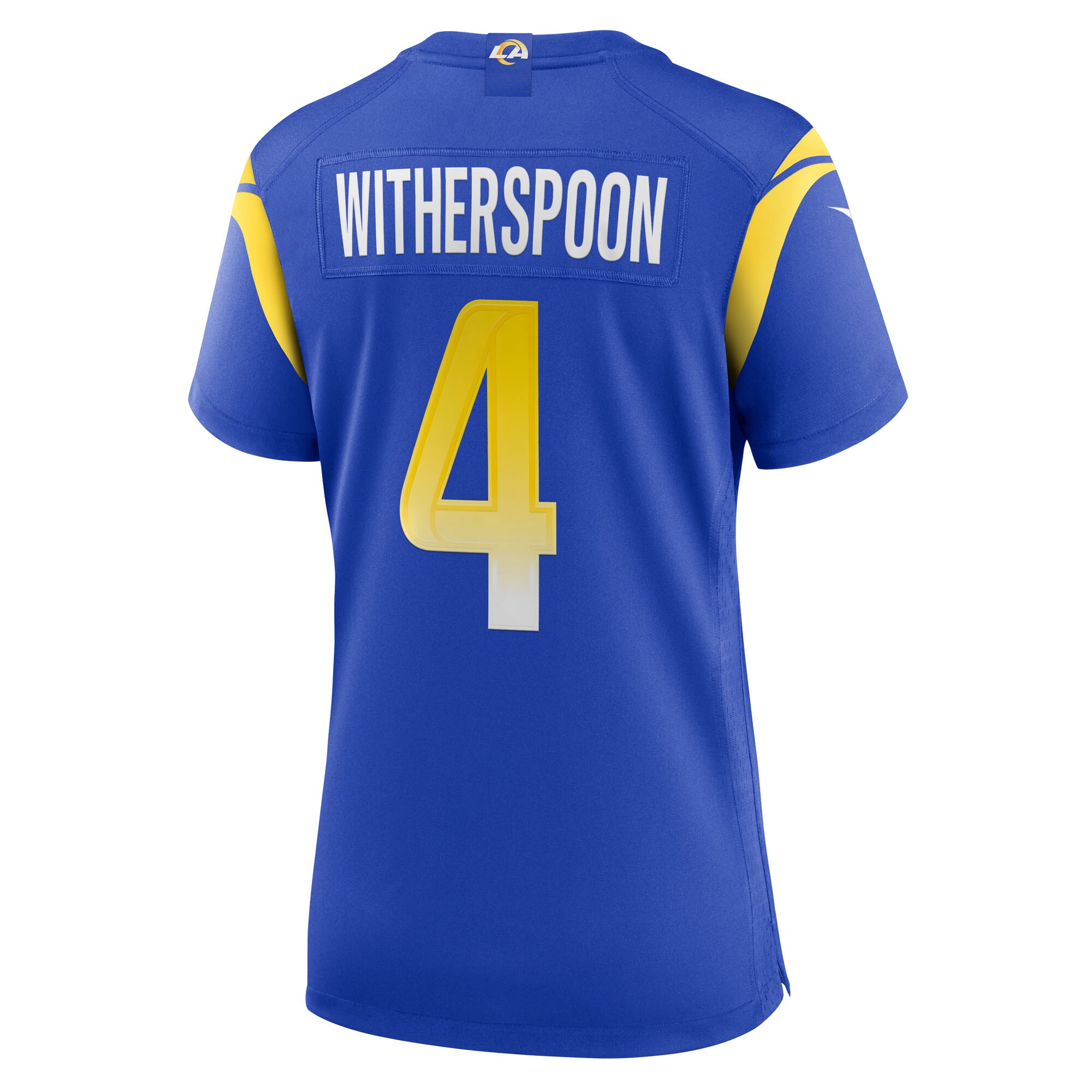 Los Angeles Rams Ahkello Witherspoon Royal Team Game NFL Jersey Women's