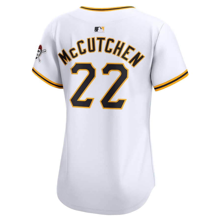 Andrew McCutchen 22 Pittsburgh Pirates Home Limited White MLB Jersey Women's