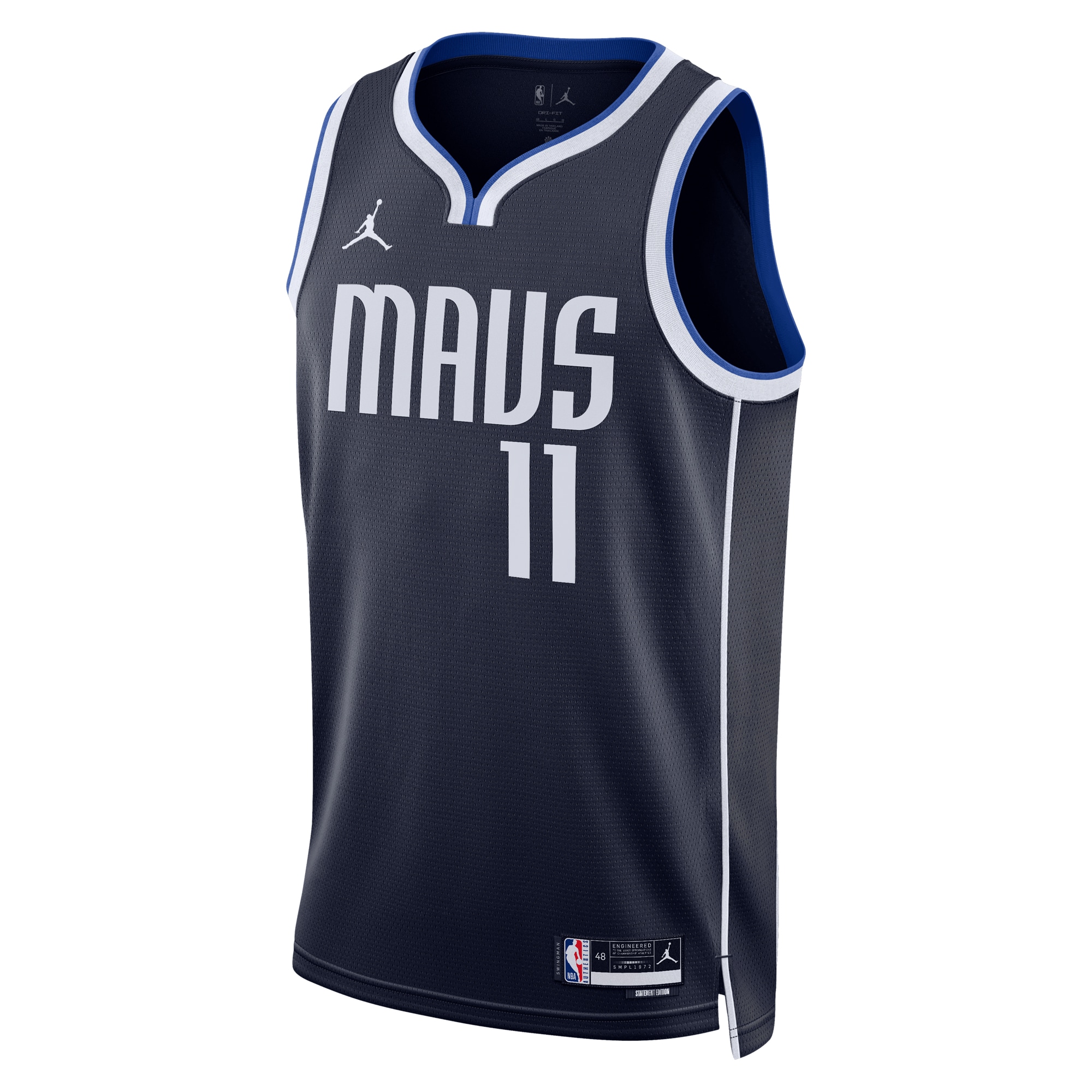 Dallas Mavericks Jordan Statement Edition Swingman Navy Kyrie Irvin Unisex NBA Jersey Unisex