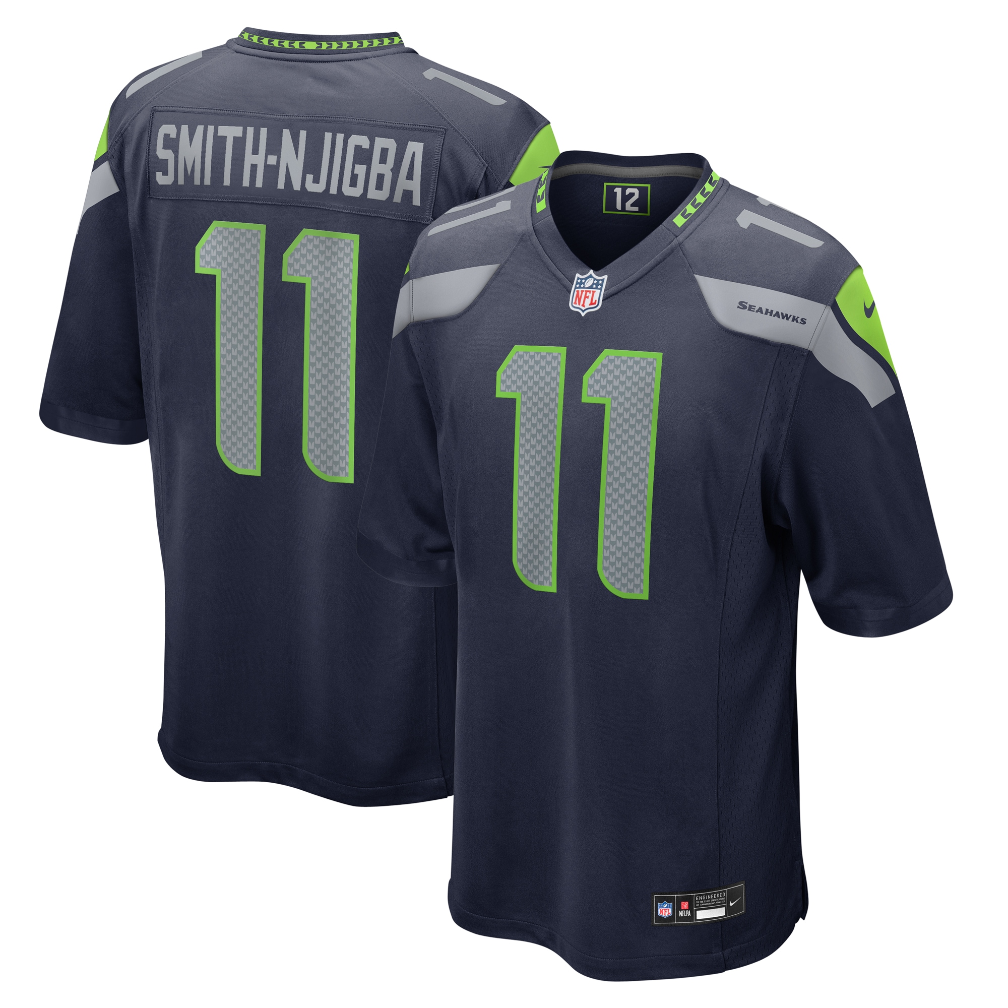 Seattle Seahawks Jaxon Smith-Njigba College Navy Game NFL Jersey Men's