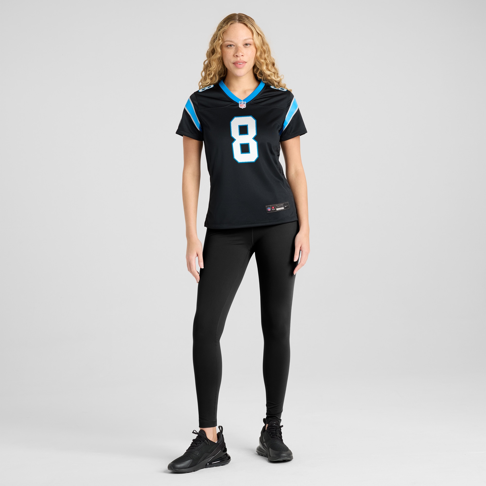 Carolina Panthers Jaycee Horn Black Player NFL Jersey Women's
