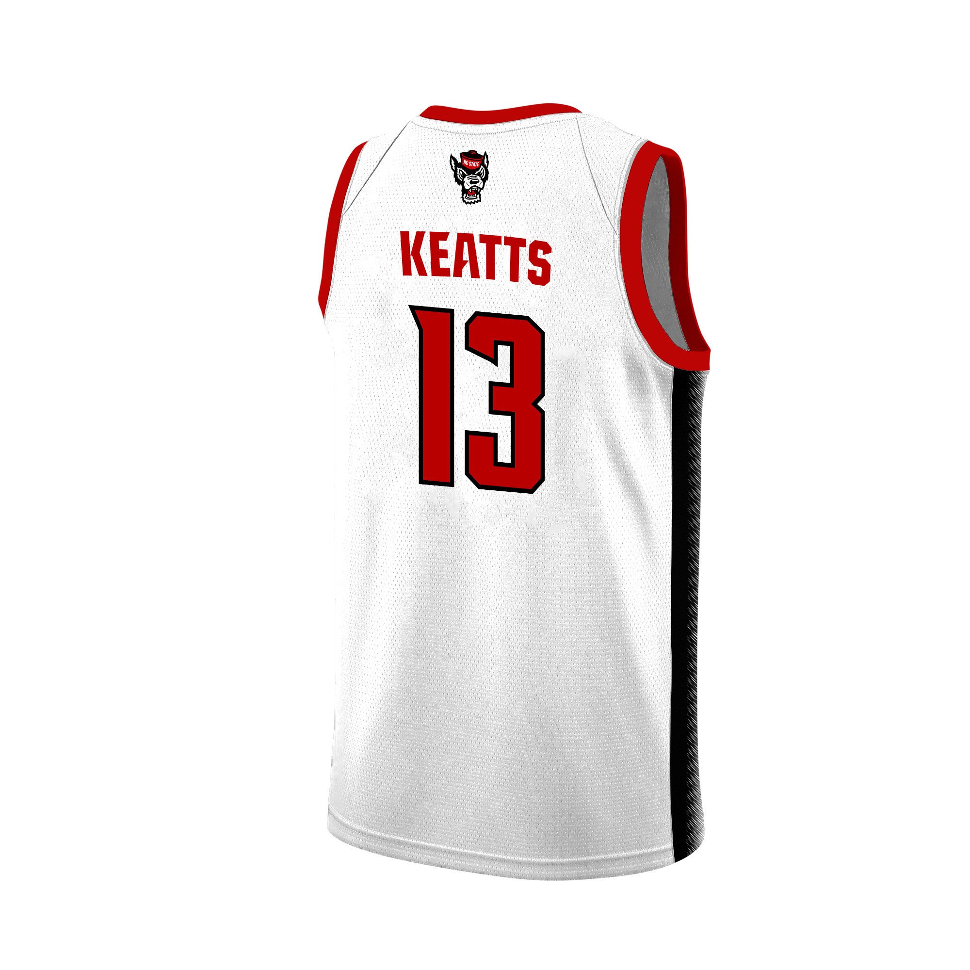 KJ Keatts 13 NC State Wolfpack 2024 White Unisex NCAA Jersey Unisex
