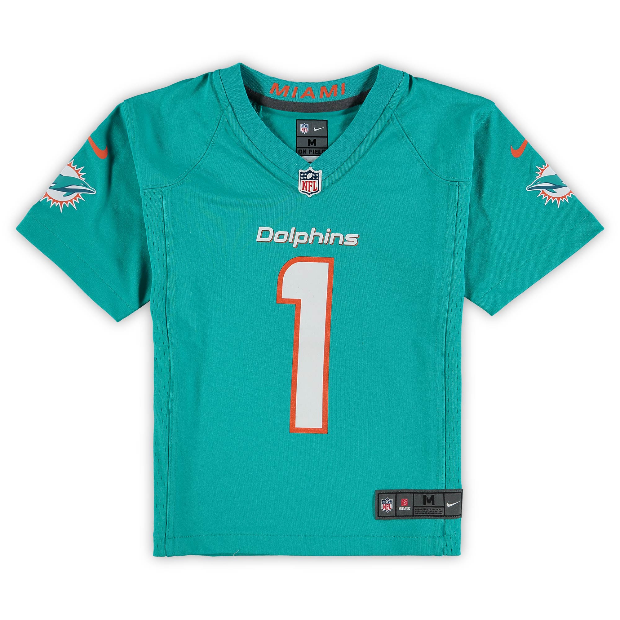 Preschool Miami Dolphins Tua Tagovailoa Aqua Game NFL Jersey Men's