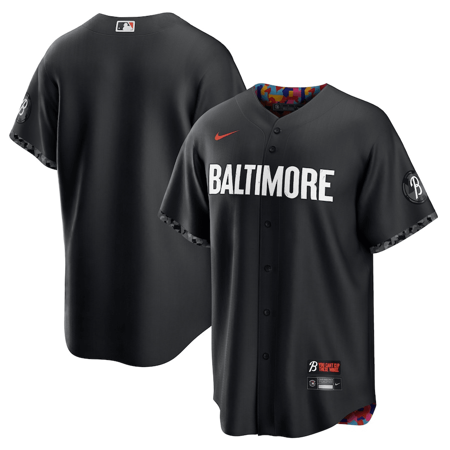 Baltimore Orioles 2023 City Connect Black MLB Jersey Men's