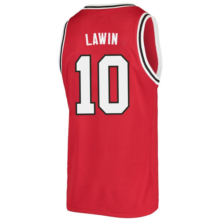 Cam Lawin 10 San Diego State Aztecs 2023- Red NCAA Jersey Men's