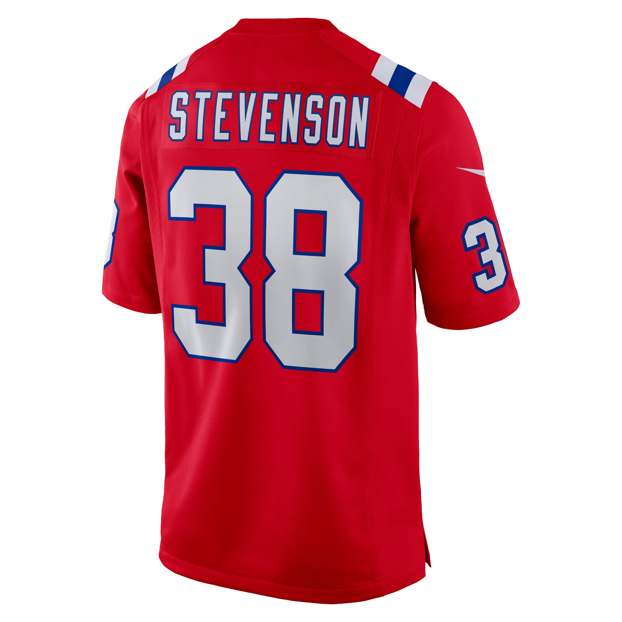 New England Patriots Rhamondre Stevenson Red Alternate Game Player NFL Jersey Men's