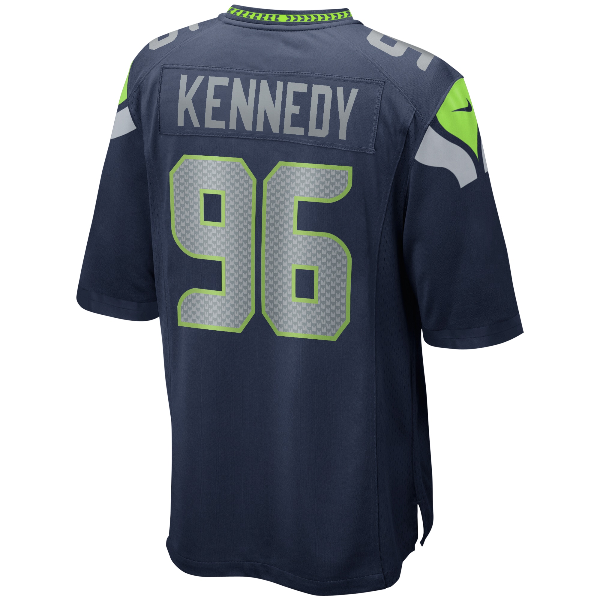 Seattle Seahawks Cortez Kennedy College Navy Game Retired Player NFL Jersey Men's